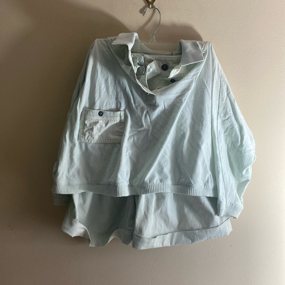 Vintage Baby Blue Metropole Shorts and Top